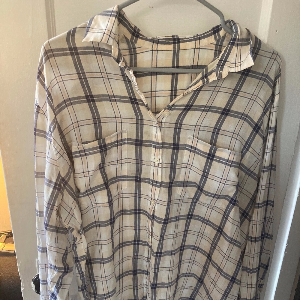 100% Cotton Madewell Plaid Shirt